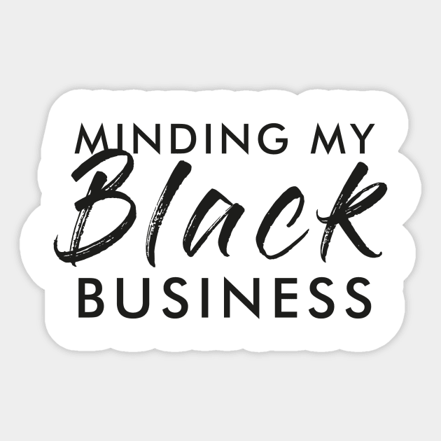 MMBB - Black Sticker by MMBBStore